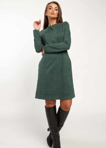 Темно-зелена кежуал футболка рі марі дідіан пл 2220 смарагд Ри Мари однотонна