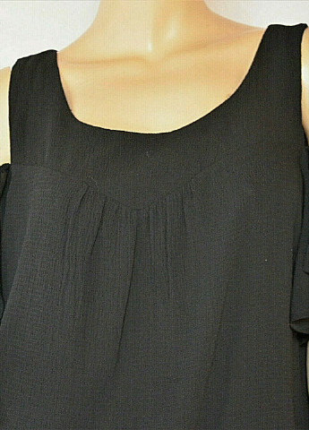Черно-белая летняя блуза Tamaris