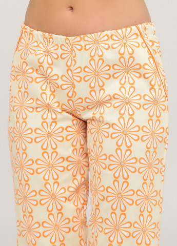 Жовта всесезон піжама (сорочка, штани, маска) рубашка + брюки Lucci