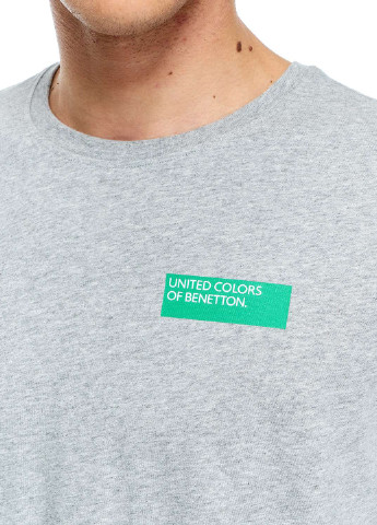 Серая футболка United Colors of Benetton
