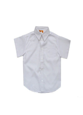 Белая классическая рубашка однотонная Piccolo L