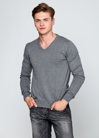 Серый демисезонный пуловер пуловер Sfera