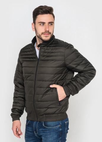 Оливковая (хаки) демисезонная куртка KTL&Kattaleya