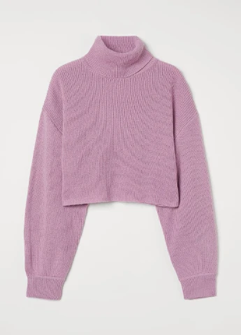 Світло-фіолетовий демісезонний светр H&M
