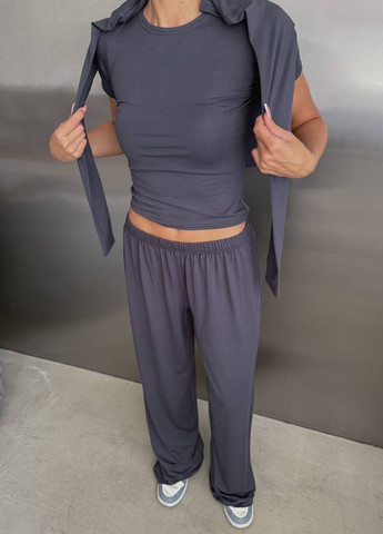 Костюм (футболка, лонгслив, брюки) No Brand (358867292)