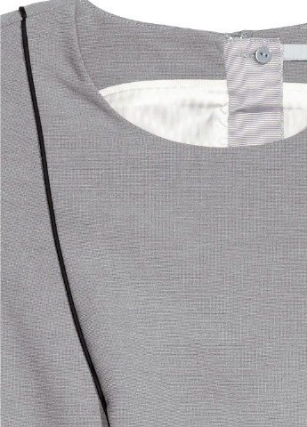 Сіра кежуал плаття футляр H&M однотонна