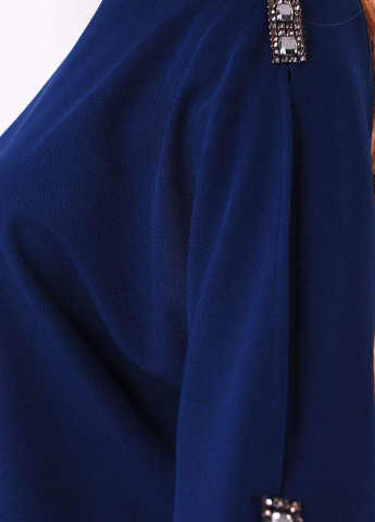 Темно-синее кэжуал платье с цельнокроенным рукавом эмми темно-синее Tatiana однотонное