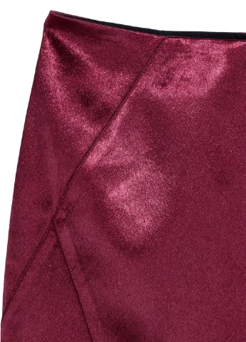Фуксиновая однотонная юбка H&M