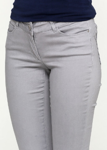 Серые демисезонные зауженные джинсы Colours