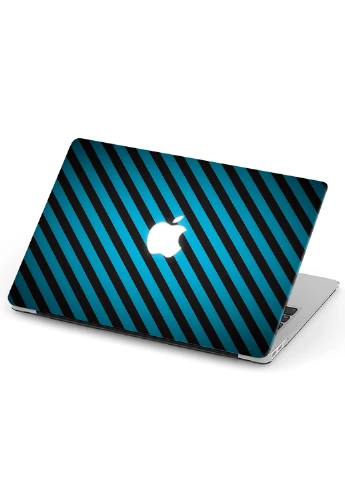 Чохол пластиковий для Apple MacBook Pro Retina 15 A1398 Абстракція (Dark blue stripes abstract) (6353-2731) MobiPrint (219124645)