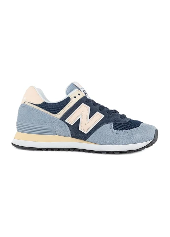 Кроссовки 574 New Balance голубые демисезоны (256006635)