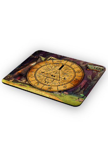 Килимок для мишки Білл Шифр Гравіті Фолз (Bill Cipher Gravity Falls) (25108-2627) 22х18 см MobiPrint (222995193)