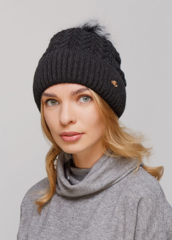Зимова жіноча тепла шапка на флісовій підкладці 550807 Merlini (249643186)