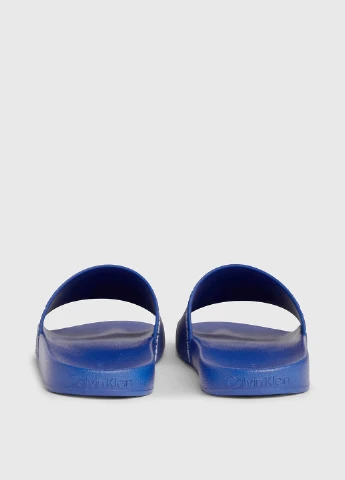 Синие кэжуал, пляжные шлепанцы Calvin Klein