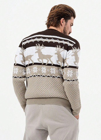 Сіро-бежевий демісезонний джемпер джемпер SHEIN