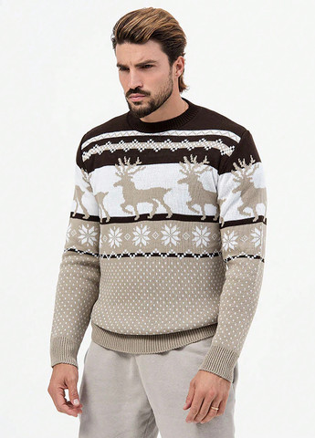 Сіро-бежевий демісезонний джемпер джемпер SHEIN