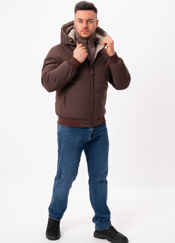 Кофейная зимняя куртка Trend Collection
