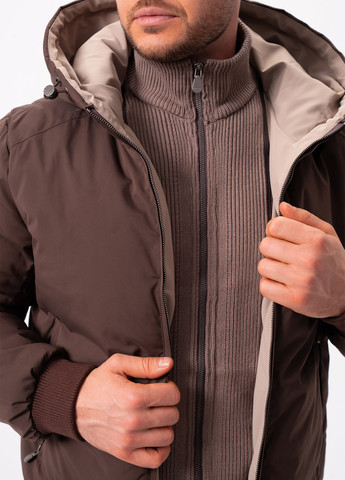 Кофейная зимняя куртка Trend Collection