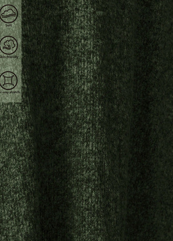 Темно-зелена кежуал сукня SHEIN меланжева