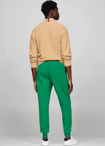 Зеленые кэжуал, спортивные демисезонные джоггеры брюки Tommy Hilfiger