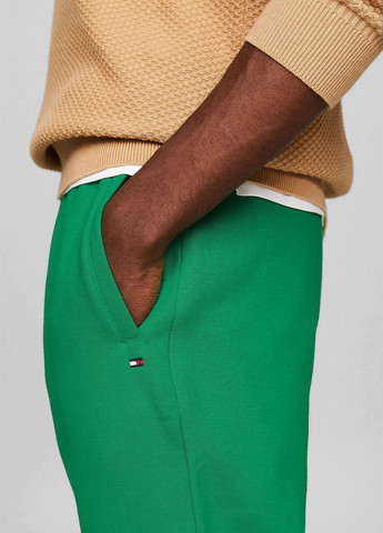 Зеленые кэжуал, спортивные демисезонные джоггеры брюки Tommy Hilfiger