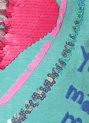 Бірюзова літня футболка Desigual