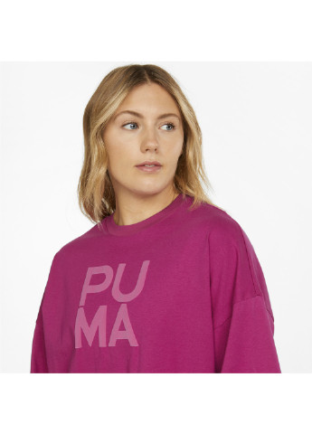 Рожева всесезон футболка infuse boxy graphic women’s tee Puma