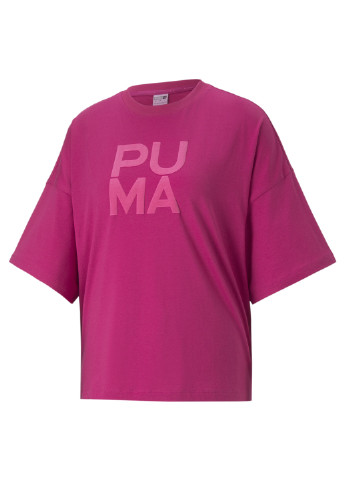 Рожева всесезон футболка infuse boxy graphic women’s tee Puma