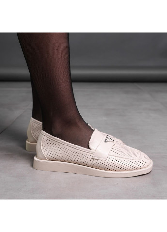 Fashion Лоферы женские Aretha 3574 36 бежевый з искусственная кожа, украина — лето (253791506)