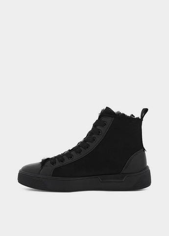 Зимние ботинки Ecco с логотипом из натуральной замши