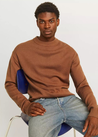 Коричневый демисезонный джемпер джемпер Jack & Jones