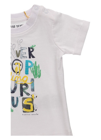 Біла літня футболка Blue Seven