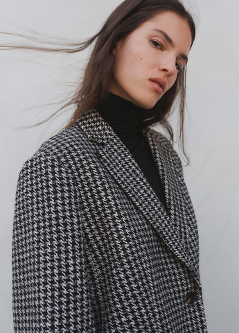 Цветной женский жакет H&M с абстрактным узором - демисезонный