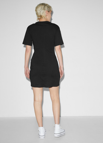 Чорна кежуал сукня сукня-футболка C&A однотонна