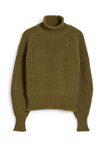 Зелений зимовий светр C&A