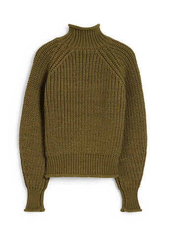 Зелений зимовий светр C&A