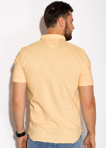 Желтая кэжуал рубашка с геометрическим узором Time of Style