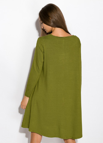 Фісташкова кежуал сукня а-силует Time of Style однотонна