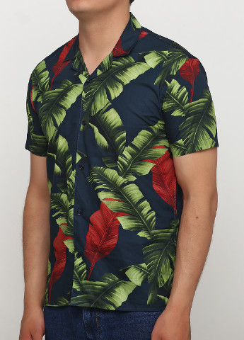 Темно-синяя кэжуал рубашка с рисунком Minimum