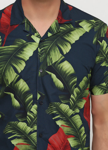 Темно-синяя кэжуал рубашка с рисунком Minimum