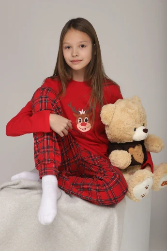 Червона всесезон піжама Nicoletta