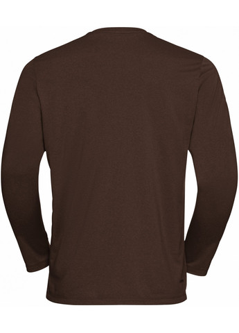 Коричневый демисезонный спортивный, кэжуал лонгслив Jack Wolfskin с логотипом