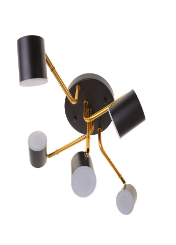 Світлодіодна люстра BR-01 638C/5 LED 30W BK/G Brille (251891745)