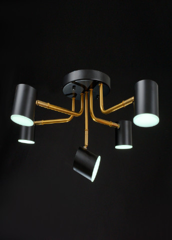 Світлодіодна люстра BR-01 638C/5 LED 30W BK/G Brille (251891745)