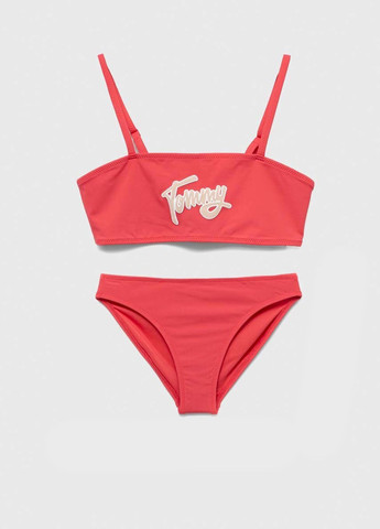 Рожевий літній купальник (топ, трусики) роздільний Tommy Hilfiger