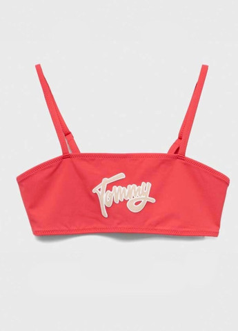 Рожевий літній купальник (топ, трусики) роздільний Tommy Hilfiger