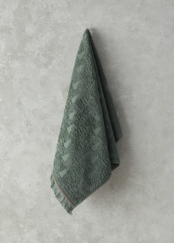 English Home полотенце, 50х80 см однотонный темно-зеленый производство - Турция