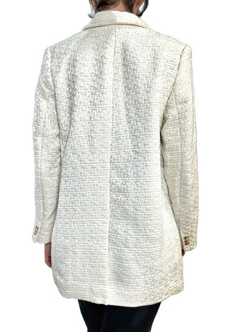 Кремовый женский жакет H&M однотонный - демисезонный