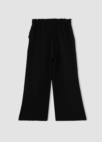 Черные кэжуал летние брюки DeFacto