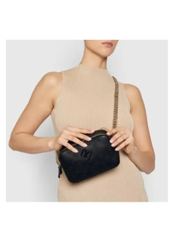 Жіноча прямокутна сумка GUESS крос-боді чорна No Brand (252971303)